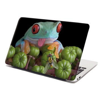 Samolepka na notebook Veselá žába