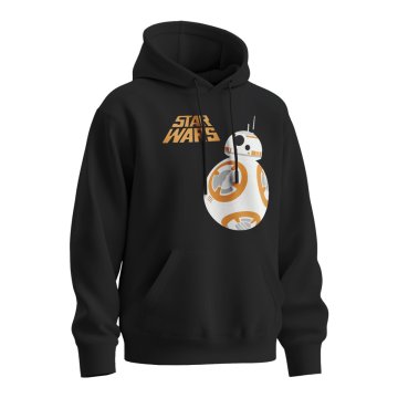 Mikina s potiskem Star Wars BB-8 s textem