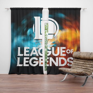 Závěs League of Legends Glow: 2ks 140x250cm