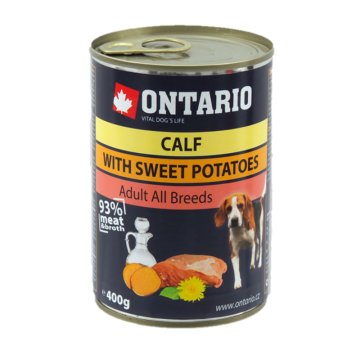 Konzerva Ontario Mini Calf, Sweetpotato, Dandelion…