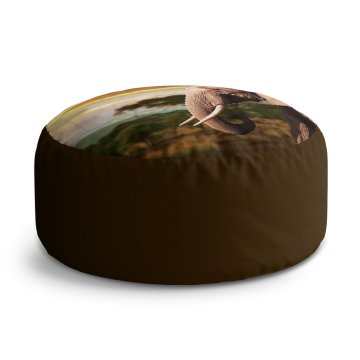 Taburet Circle Slon z profilu: 40x50 cm
