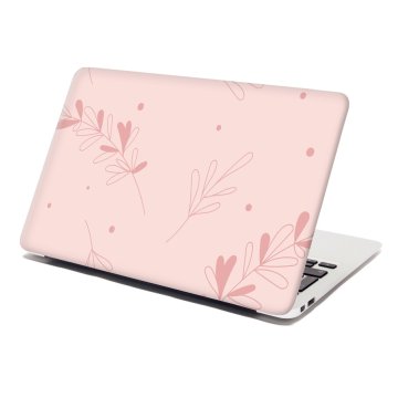 Samolepka na notebook Růžové lístky