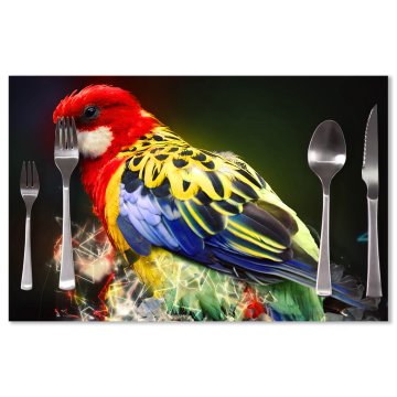 Prostírání Barevný papoušek: 40x30cm