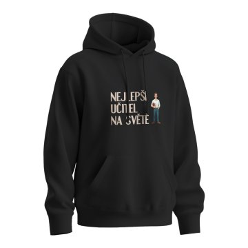 Mikina s potiskem Nejlepší učitel na světě