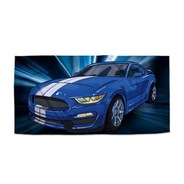 Ručn&iacute;k Mustang Modr&eacute; pozad&iacute;