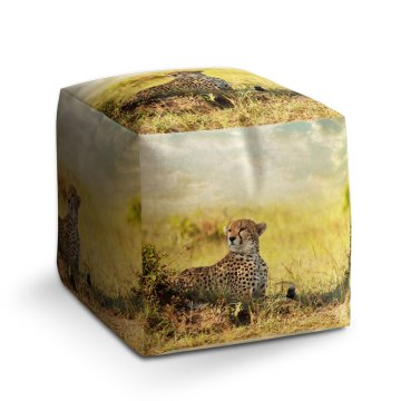 Taburet Cube Gepard: 40x40x40 cm
