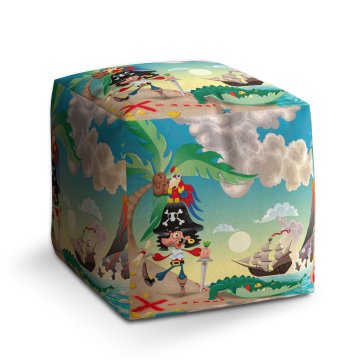 Taburet Cube Pirát: 40x40x40 cm