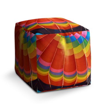 Taburet Cube Horkovzdušný balon: 40x40x40 cm