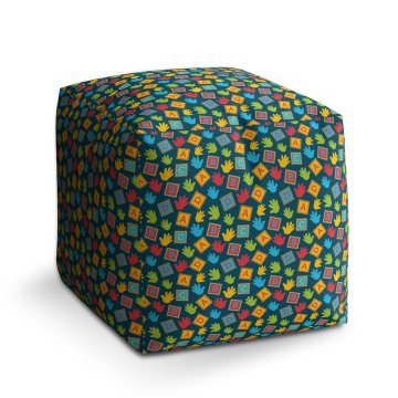 Taburet Cube ABC: 40x40x40 cm