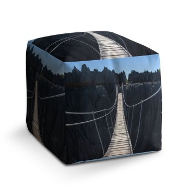 Taburet Cube Visutý most: 40x40x40 cm