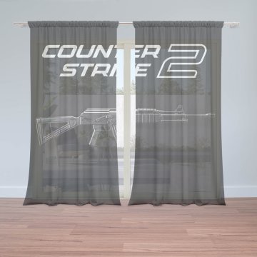 Záclony Counter Strike 2 AK: 2ks 150x250cm