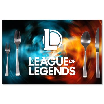 Prostírání League of Legends Glow: 40x30cm