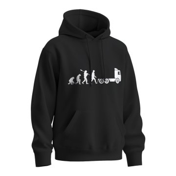 Mikina s potiskem Evoluce kamioňáka
