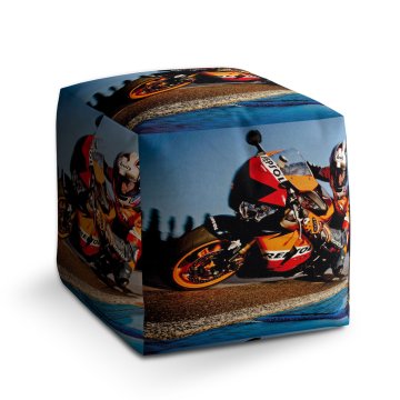 Taburet Cube Motorkář 2: 40x40x40 cm