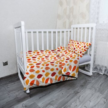 Dětské povlečení do postýlky Barevný listopad