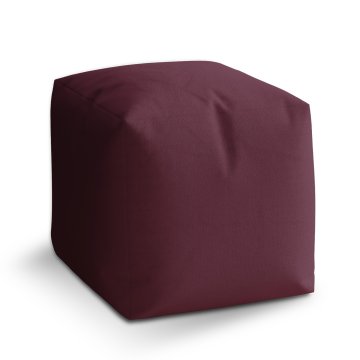 Taburet Cube Červeno fialová: 40x40x40 cm