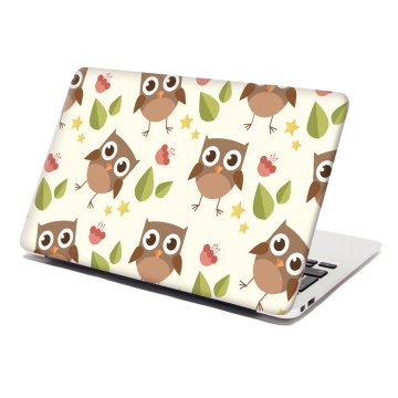 Samolepka na notebook Sovy
