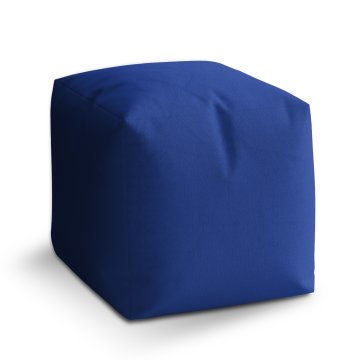 Taburet Cube Královská modrá 2: 40x40x40 cm