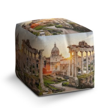 Taburet Cube Řím Forum Romanum: 40x40x40 cm