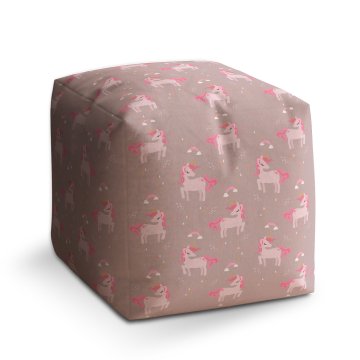 Taburet Cube Pony: 40x40x40 cm