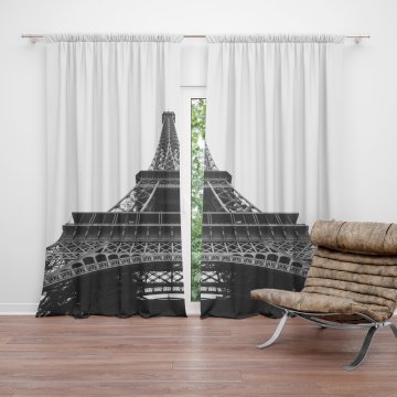 Závěs Eiffel Tower 4: 2ks 140x250cm