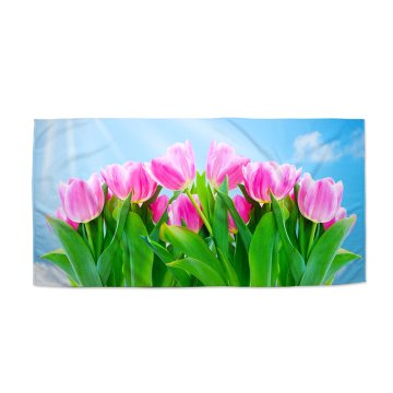 Ručník Růžové tulipány