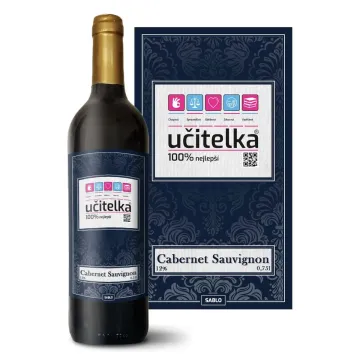 Červené víno Učitelka: 0,75 l 