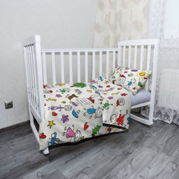 Mikroply&scaron;ov&eacute; dětsk&eacute; povlečen&iacute; do post&yacute;lky Malov&aacute;n&iacute; 2