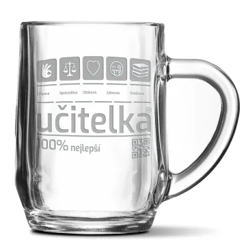 Půllitr Učitelka: 0,5