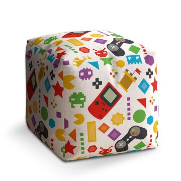 Taburet Cube Videohra: 40x40x40 cm