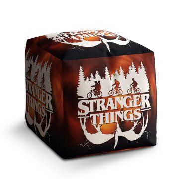 Taburet Cube Stranger Things Glow: 40x40x40 cm