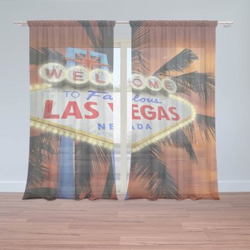 Záclony Fabulous Las Vegas: 2ks 150x250cm