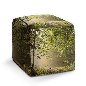 Taburet Cube Lesní cesta: 40x40x40 cm