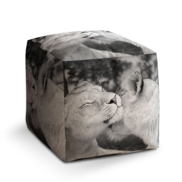 Taburet Cube Lvice: 40x40x40 cm
