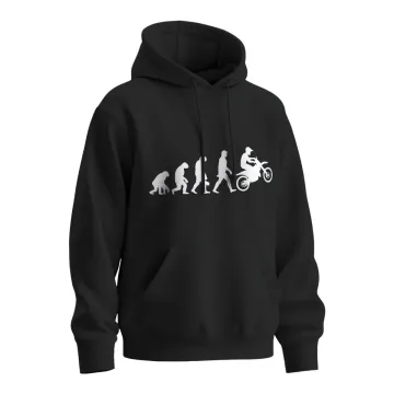 Mikina s potiskem Evoluce motorkáře