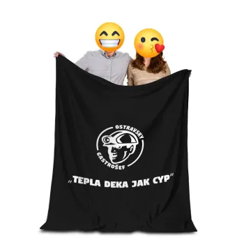 Tepla deka jak cyp - 190x140 cm - Ostravsky gastrošef