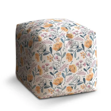 Taburet Cube Rozkvetlá zahrada