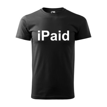 Tričko s potiskem iPaid