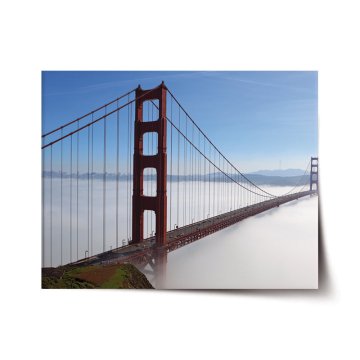 Plakát Golden Gate v mlze