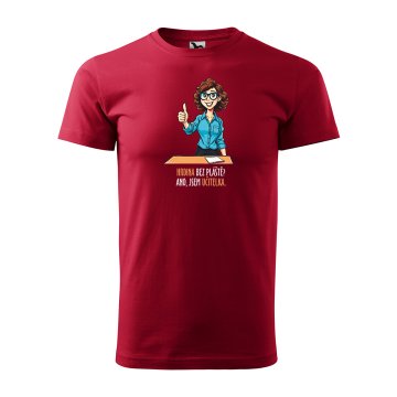 Tričko s potiskem Ano, jsem učitelka