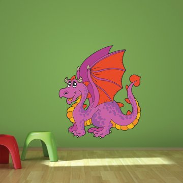 Samolepka na zeď: Drak 2