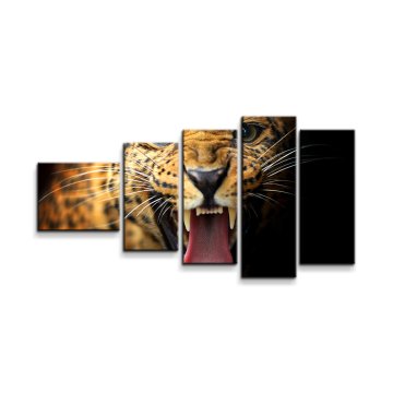 Obraz - 5-dílný Gepard 2