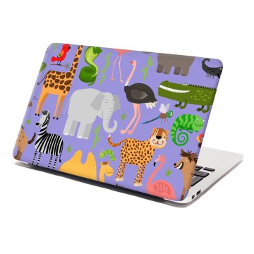 Samolepka na notebook Animované safari