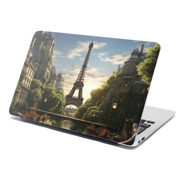 Samolepka na notebook Paříž Eifellova věž Art