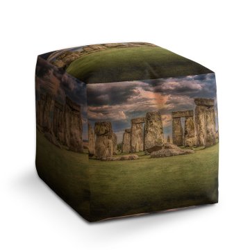 Taburet Cube Stonehenge: 40x40x40 cm
