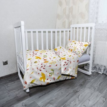 Dětské povlečení do postýlky Podzimní listí