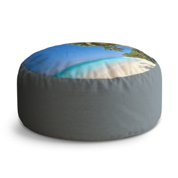 Taburet Circle Palmová pláž: 40x50 cm