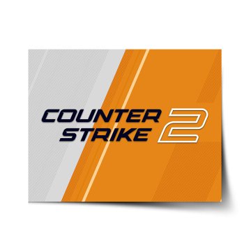 Plakát Counter Strike 2 Oranžová