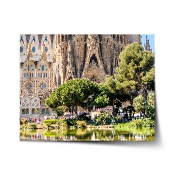 Plakát Barcelona Sagrada Familia