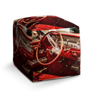 Taburet Cube Interiér automobilu: 40x40x40 cm